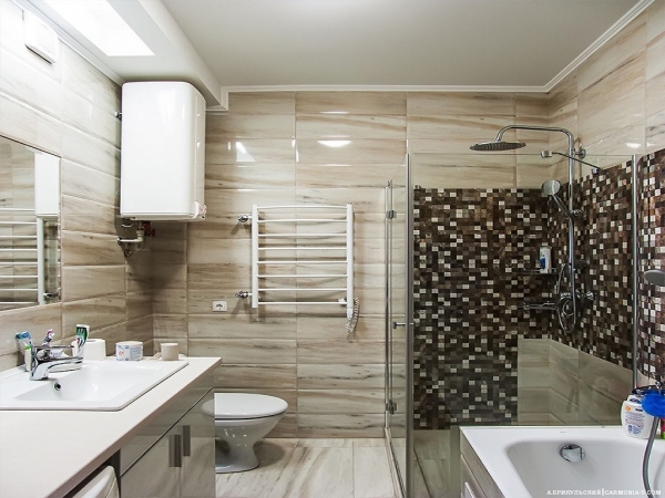 Эконом-дизайн ванной комнаты